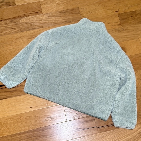 Primark Sherpa Jacket Mint Relaxed - Picture 3 of 6